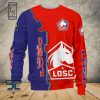 LOSC Lille Blau Rot Sweatshirt V2