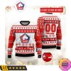 LOSC Lille Individueller Name Nummer Hässliches Weihnachten Sweater