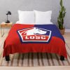 LOSC Lille Rot Blau Groß Logo Fleecedecke