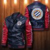 Montpellier Hérault SC Dunkel Blau Rot Bomberjacke