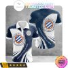 Montpellier Hérault SC Dunkel Blau Weiß Polo Hemd