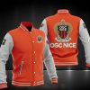 OGC Nice Orange Weiß Baseball Jacke