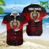 OGC Nice Palme Hawaiihemd