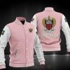 OGC Nice Rosa Weiß Baseball Jacke