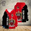 OGC Nice Rot Schwarz Kapuzenpullover