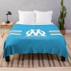 Olympique de Marseille Blau Fleecedecke