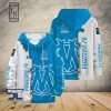 Olympique de Marseille Blau Weiß Kapuzenpullover