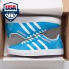 Olympique de Marseille Blau Weiß Streifen Stan Smith Schuhe
