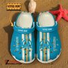 Olympique de Marseille Individueller Name Blau Crocs