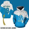 Olympique de Marseille Individueller Name Nummer Logo Kapuzenpullover