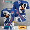 Olympique Lyon Individueller Name Mickey T-Shirt
