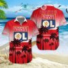 Olympique Lyon Kokosnussbaum Hawaiihemd