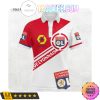 Olympique Lyon Weiß Rot Polo Hemd