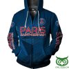 Paris Saint-Germain FC Besonders Blau Reißverschluss-Hoodie