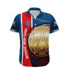 Paris Saint-Germain FC Blau Rot Hawaiihemd V2