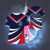 Paris Saint-Germain FC Blau Rot T-Shirt