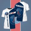 Paris Saint-Germain FC Blau Weiß T-Shirt V4