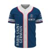 Paris Saint-Germain FC Individueller Name Blau Baseball Trikot