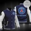 Paris Saint-Germain FC Marine Blau Baseball Jacke