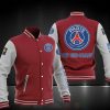 Paris Saint-Germain FC Rot Grau Baseball Jacke