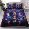 Paris Saint-Germain FC Super Star Blau Bettwäsche-Set
