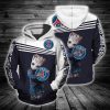 Paris Saint-Germain FC The Groot Schwarz Weiß Kapuzenpullover