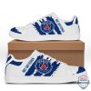 Paris Saint-Germain FC Weiß Blau Stan Smith Schuhe V5