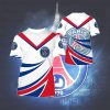 Paris Saint-Germain FC Weiß Blau T-Shirt V2