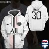 Paris Saint-Germain FC Weiß Rosa Reißverschluss-Hoodie