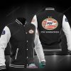 PSV Eindhoven Schwarz Weiß Baseball Jacke