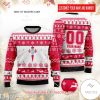 RC Celta de Vigo Individueller Name Nummer Hässliches Weihnachten Sweater