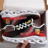 RC Lens Individueller Name Schwarz Rot Max Soul Schuhe