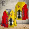 RC Lens Rot Gelb Reißverschluss-Hoodie