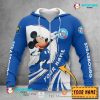 RC Strasbourg Alsace Individueller Name Mickey Reißverschluss-Hoodie