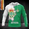 Real Betis Grün Weiß Kapuzenpullover V1