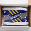 Real Madrid Blau Gelb Streifen Stan Smith Schuhe
