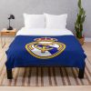Real Madrid Blau Logo Fleecedecke