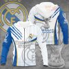 Real Madrid Champions 5 European Cup Reißverschluss-Hoodie