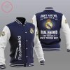 Real Madrid Dunkel Blau Dont Ask Me Baseball Jacke
