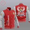 Real Madrid Rot Grau One Team Baseball Jacke