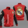 Real Madrid Rot Schwarz Baseball Jacke