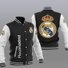 Real Madrid Schwarz Baseball Jacke