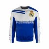 Real Madrid Weiß Blau Sweatshirt
