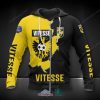 SBV Vitesse Schwarz Gelb Reißverschluss-Hoodie