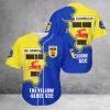 SC Cambuur Gelb Blau Baseball Trikot