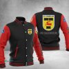 SC Cambuur Schwarz Rot Baseball Jacke