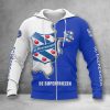 SC Heerenveen Logo Blau Weiß Reißverschluss-Hoodie