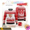 Sevilla FC Individueller Name Nummer Hässliches Weihnachten Sweater