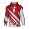 Sevilla FC Weiß Rot Kapuzenpullover V5