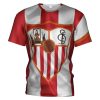 Sevilla FC Weiß Rot T-Shirt V1